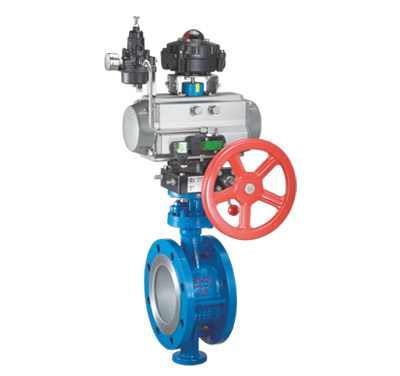 D641X气动法兰式蝶阀