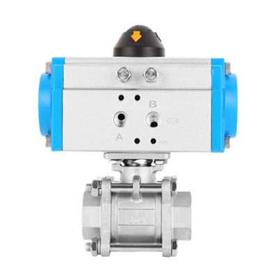 Q611F气动三片式球阀