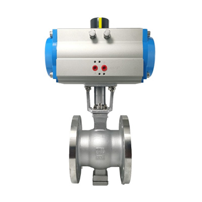 气动V型调节球阀