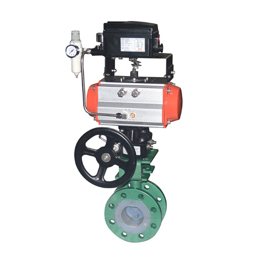 气动衬氟调节蝶阀